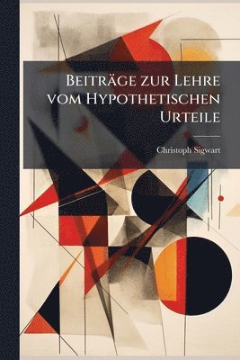 bokomslag Beiträge zur Lehre vom Hypothetischen Urteile