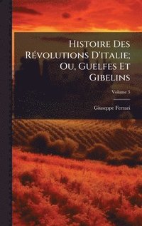 bokomslag Histoire Des RÃ©volutions D'italie; Ou, Guelfes Et Gibelins