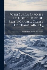 bokomslag Notes Sur La Paroisse De Notre-Dame Du Mont-Carmel, Comte De Champlain, P.Q.