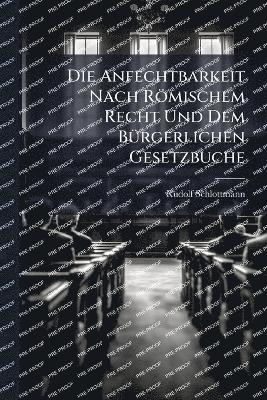 bokomslag Anfechtbarkeit Nach Römischem Recht Und Dem BÃ1/4rgerlichen Gesetzbuche