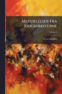 bokomslag Meddelelser Fra Krigsarkiverne