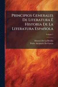 bokomslag Principios Generales De Literatura Ã¿ Historia De La Literatura Española