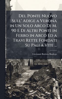 bokomslag Del Ponte Nuovo Sull' Adige a Verona in Un Solo Arco Di M. 90 E Di Altri Ponti in Ferro in Arco Ed a Travi Rette Fondati Su Pali a Vite ...