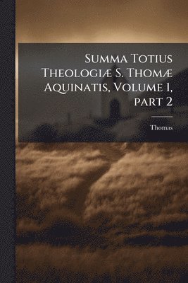 bokomslag Summa Totius TheologiÃ] S. ThomÃ] Aquinatis, Volume 1, part 2