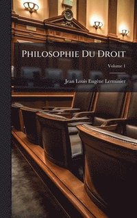 bokomslag Philosophie Du Droit