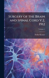bokomslag Surgery of the Brain and Spinal Cord V.2, 1912