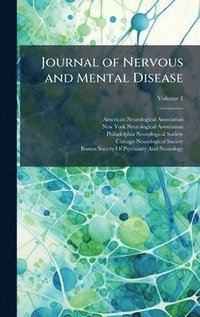 bokomslag Journal of Nervous and Mental Disease