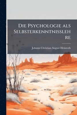 bokomslag Psychologie als Selbsterkenntnisslehre
