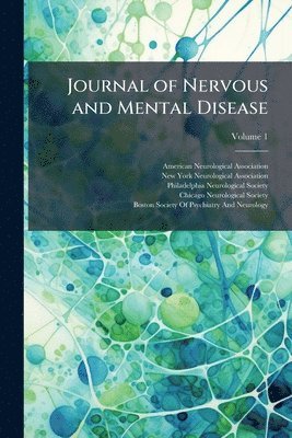 bokomslag Journal of Nervous and Mental Disease
