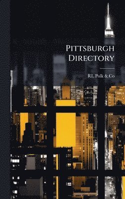 bokomslag Pittsburgh Directory