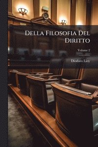 bokomslag Della Filosofia Del Diritto
