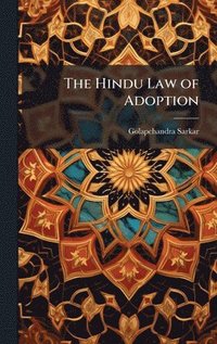 bokomslag Hindu Law of Adoption