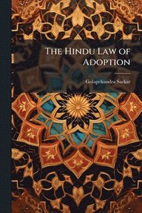 bokomslag Hindu Law of Adoption