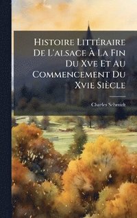 bokomslag Histoire LittÃ(c)raire De L'alsace Ã¿ La Fin Du Xve Et Au Commencement Du Xvie Siècle