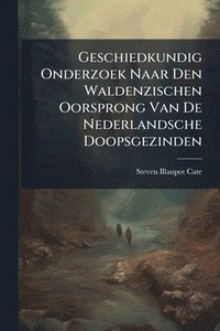bokomslag Geschiedkundig Onderzoek Naar Den Waldenzischen Oorsprong Van De Nederlandsche Doopsgezinden