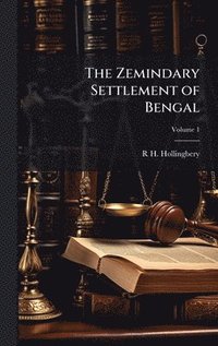bokomslag Zemindary Settlement of Bengal