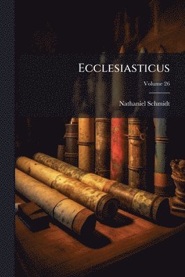 bokomslag Ecclesiasticus