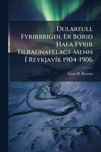 bokomslag Dularfull FyrirbrigÃ°i, Er BoriÃ° Hafa Fyrir TilraunafÃ(c)lags-Menn Ã¿ ReykjavÃ-k 1904-1906