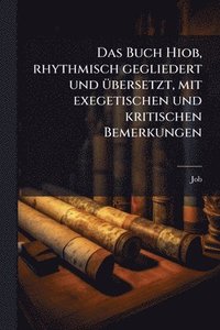 bokomslag Buch Hiob, rhythmisch gegliedert und Ã1/4bersetzt, mit exegetischen und kritischen Bemerkungen