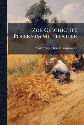 Maksymilijan Ernest Gumplowicz - Zur Geschichte Polens im Mittelatler, Häftad