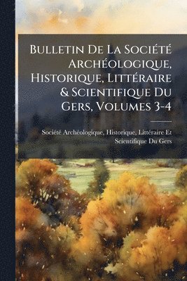 bokomslag Bulletin De La SociÃ(c)tÃ(c) ArchÃ(c)ologique, Historique, LittÃ(c)raire & Scientifique Du Gers, Volumes 3-4