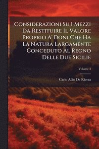 bokomslag Considerazioni Su I Mezzi Da Restituire Il Valore Proprio A' Doni Che Ha La Natura Largamente Conceduto Al Regno Delle Due Sicilie
