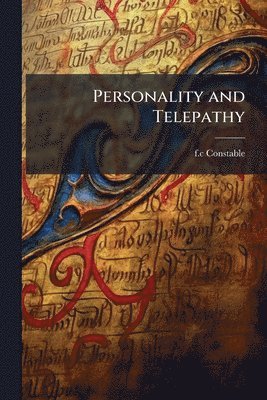 bokomslag Personality and Telepathy