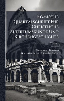 bokomslag Römische Quartalschrift FÃ1/4r Christliche Altertumskunde Und Kirchengeschichte