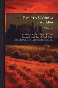 bokomslag Rivista Storica Italiana