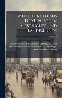 bokomslag Mitteilungen Aus Der Lippischen Geschichte Und Landeskunde