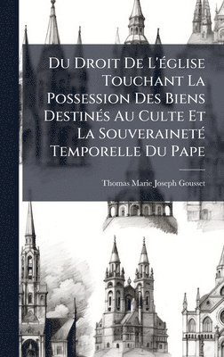 bokomslag Du Droit De L'Ã(c)glise Touchant La Possession Des Biens DestinÃ(c)s Au Culte Et La SouverainetÃ(c) Temporelle Du Pape