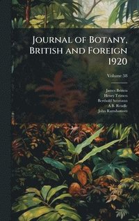 bokomslag Journal of Botany, British and Foreign 1920