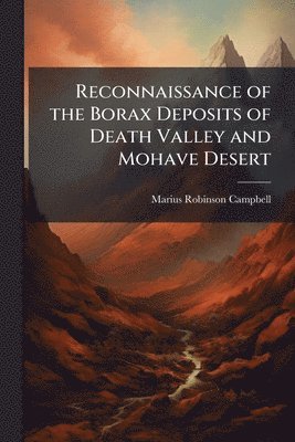Marius Robinson Campbell - Reconnaissance of the Borax Deposits of Death Valley and Mohave Desert, Häftad