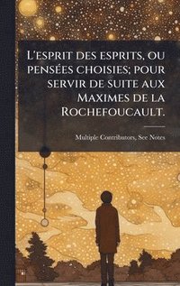 bokomslag L'esprit des esprits, ou pensÃ©es choisies; pour servir de suite aux Maximes de la Rochefoucault.