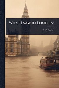 bokomslag What I saw in London;