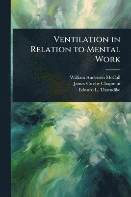 bokomslag Ventilation in Relation to Mental Work