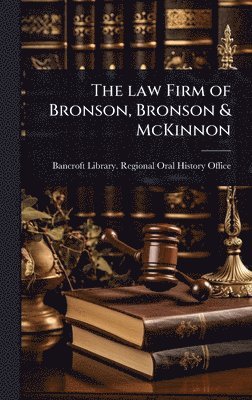 bokomslag law Firm of Bronson, Bronson & McKinnon