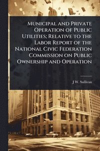 bokomslag Municipal and Private Operation of Public Utilities; Relative to the Labor Report of the National Civic Federation Commission on Public Ownership and Operation