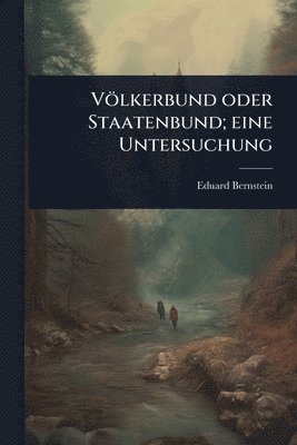 bokomslag Völkerbund oder Staatenbund; eine Untersuchung