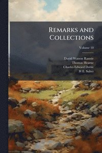 bokomslag Remarks and Collections
