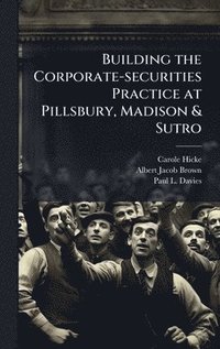 bokomslag Building the Corporate-securities Practice at Pillsbury, Madison & Sutro