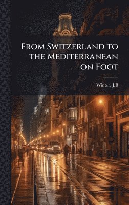 bokomslag From Switzerland to the Mediterranean on Foot