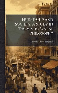 bokomslag Friendship And Society, A Study In Thomistic Social Philosophy
