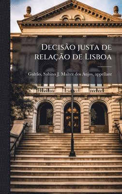 bokomslag DecisÃ£o justa de relaçÃ£o de Lisboa