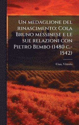bokomslag Un medaglione del rinascimento; Cola Bruno messinese e le sue relazioni con Pietro Bembo (1480 c.-1542)