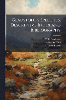 bokomslag Gladstone's Speeches, Descriptive Index and Bibliography