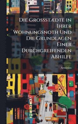 bokomslag GrossstÃ]dte in Ihrer Wohnungsnoth Und Die Grundlagen Einer Durchgreifenden Abhilfe