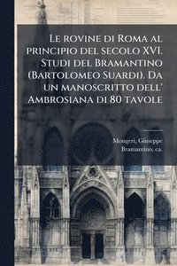 bokomslag Le rovine di Roma al principio del secolo XVI. Studi del Bramantino (Bartolomeo Suardi). Da un manoscritto dell' Ambrosiana di 80 tavole