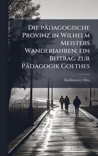 bokomslag Die pädagogische Provinz in Wilhelm Meisters Wanderjahren; ein Beitrag zur Pädagogik Goethes