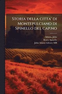 bokomslag Storia della citta' di Montepulciano di Spinello del cap.no